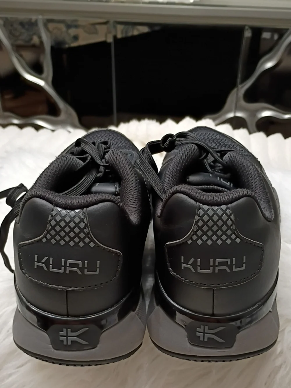 Kuru Quantum 2 Black Plantar Fascitis Orthopedic Support Walking Work Shoes 9M